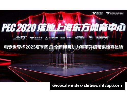 电竞世界杯2025夏季回归 全新项目助力赛事升级带来惊喜体验